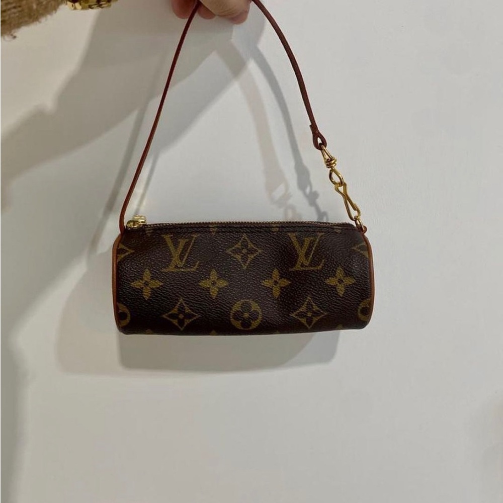 Louis Vuitton Accessory pouch  Papillon Pouch Brown Monogram
